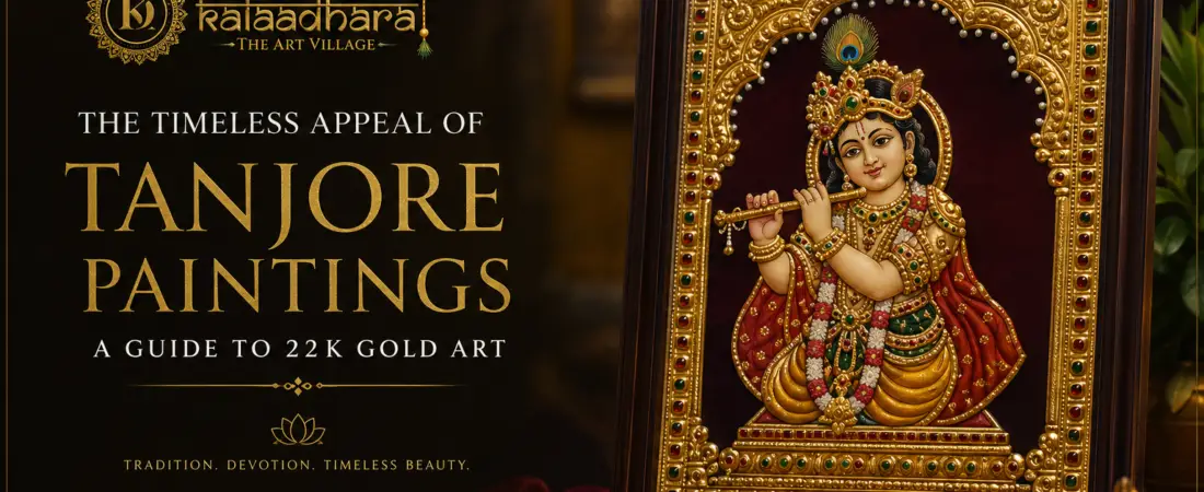 The Timeless Appeal of Tanjore Paintings: A Guide to 22K Gold Art