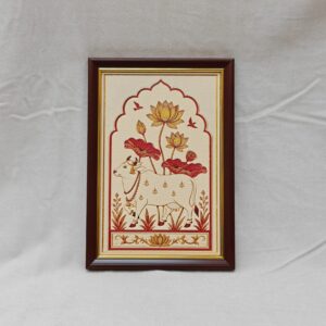 Kamdhenu Cow hue-forge painting for vastu
