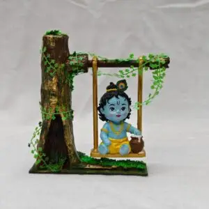 Lord Krishna on jhula